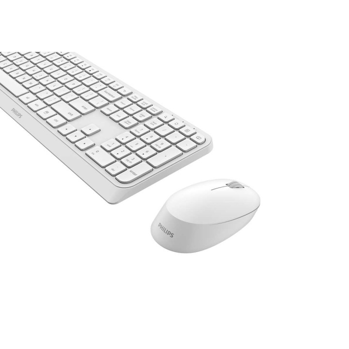 PHILIPS KEYBOARD   MOUSE WIRELESS COMBO BIANCH